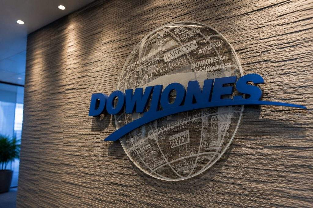 Dow edges unchanged as software drop offset by index structure