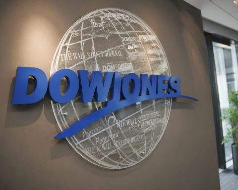 Dow Jones advances 615 points, rally driven by just two stocks