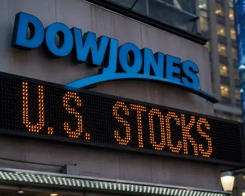 Dow Jones Live: Two Stocks Fuel 340-Point Swing