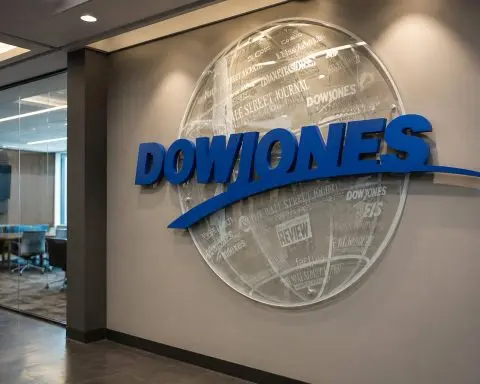 Dow drops 350 points, but two stocks account for more than the full decline