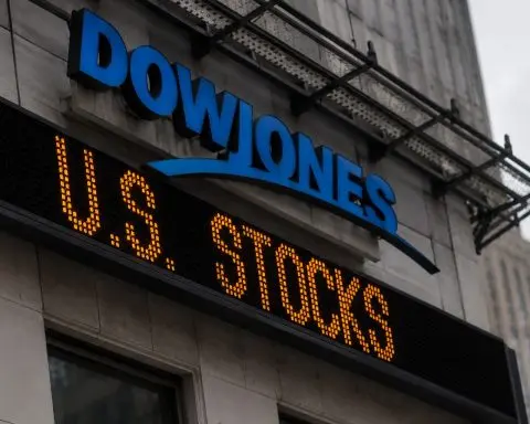 Dow Jones live: Small decline masks 936 points of single-stock swings