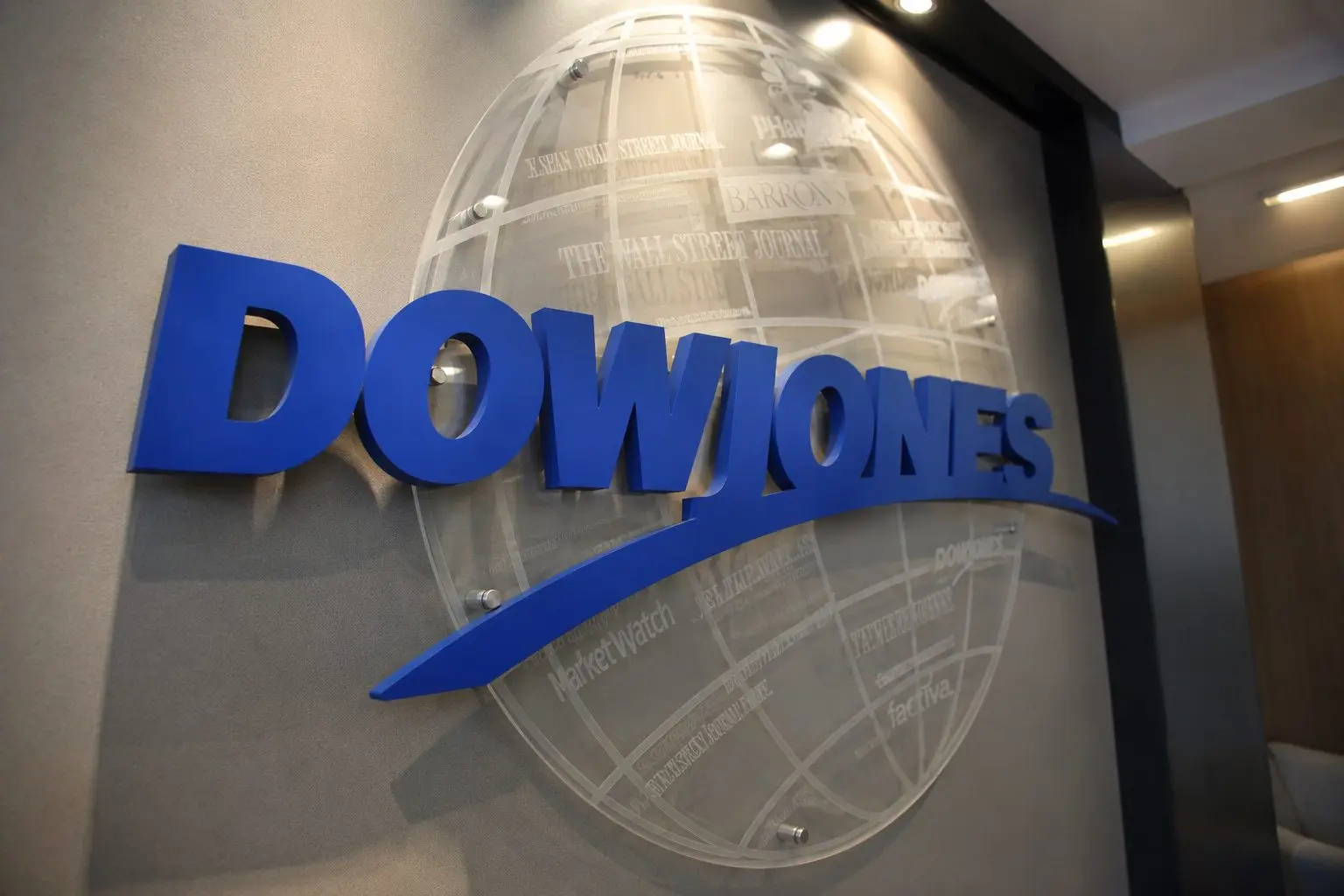 Dow trades flat as two giants sway index by 922 points
