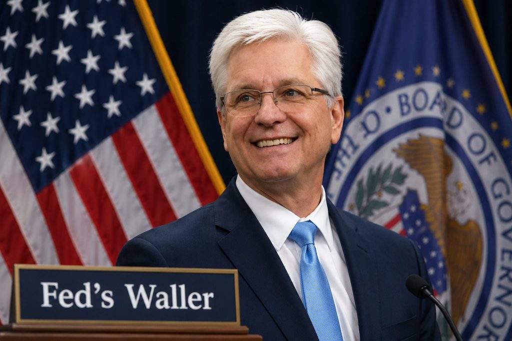 Fed’s Waller flags July hike as inflation dots rise