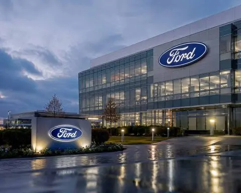 Ford shares hit analysts’ target price, trading 40% above GM