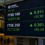 FTSE 100 up as banking stocks outperform retailers after unexpected UK sales data