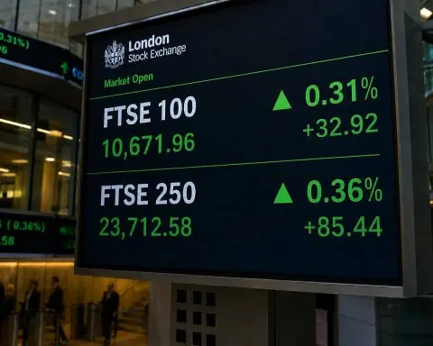 FTSE 100 up as banking stocks outperform retailers after unexpected UK sales data