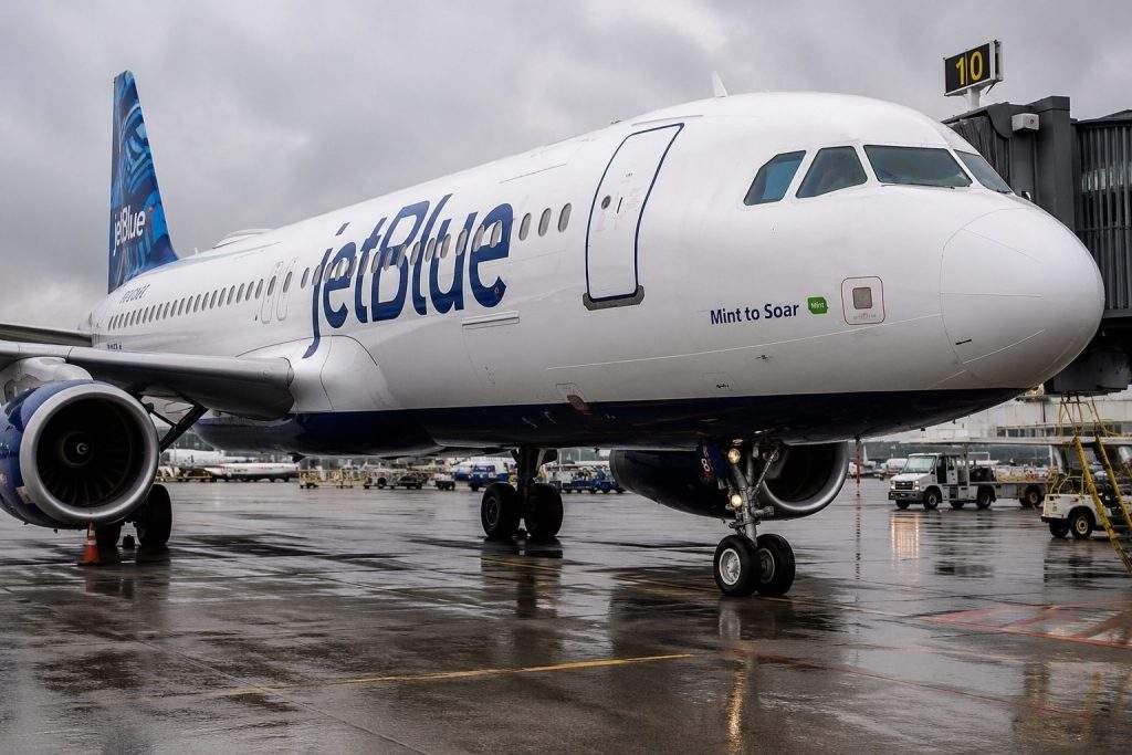 JetBlue (NASDAQ:JBLU) to Leave Manchester After 17 Months; Investors Eye Capacity Numbers