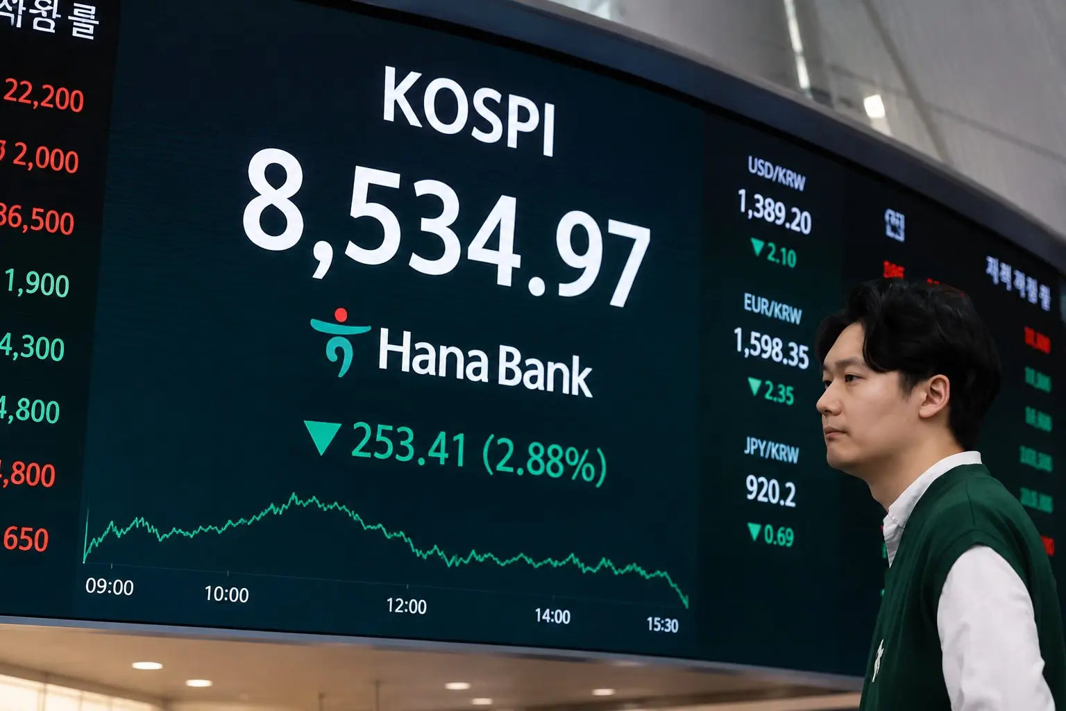 KOSPI Sheds 10.8% as Chip Sector Focus and China Concerns Knock AI Stocks