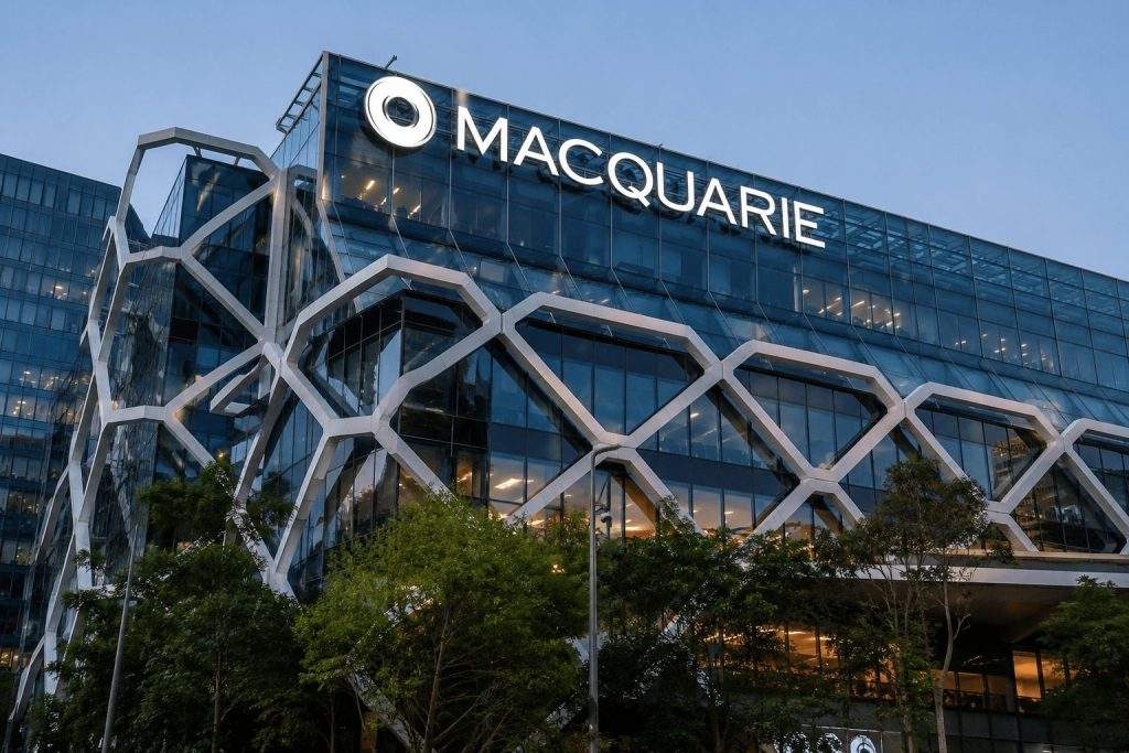 Macquarie Group Ltd (ASX:MQG) approaches 52-week high as it seeks deposits and faces margin pressure