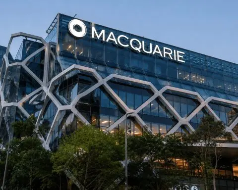 Macquarie Group Ltd (ASX:MQG) approaches 52-week high as it seeks deposits and faces margin pressure