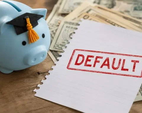 U.S. student-loan defaults hit all-time high, indicating tighter credit environment, not banking turmoil