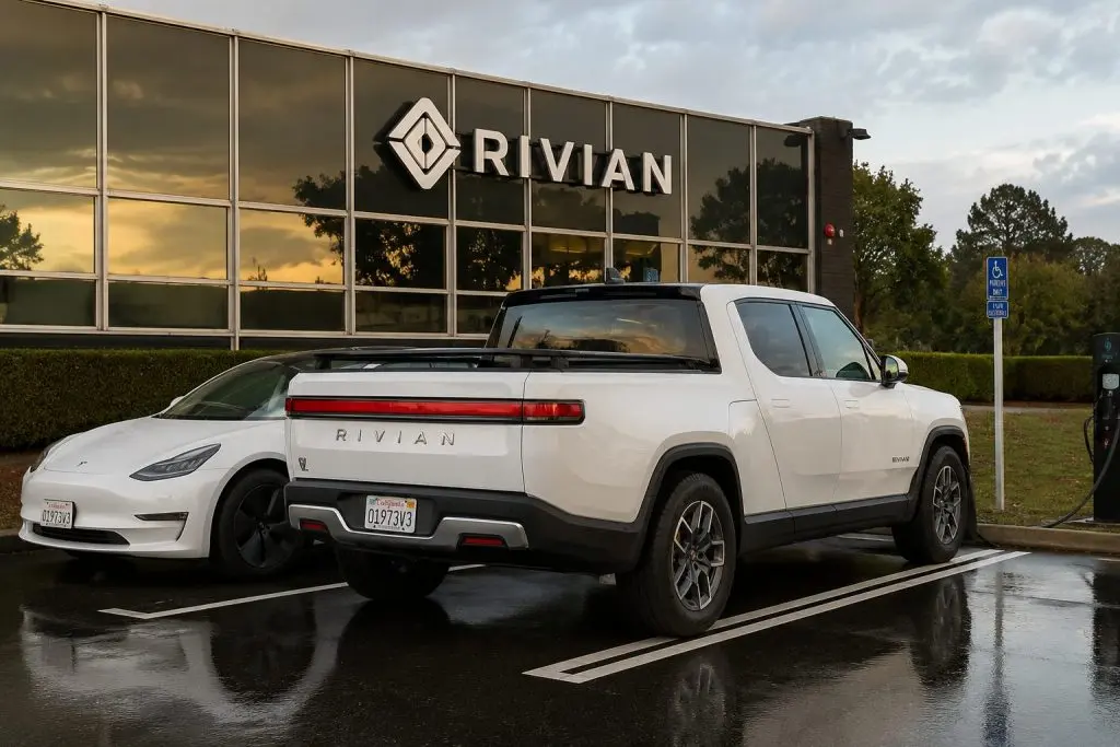 Rivian Shares (NASDAQ:RIVN) Remain Above Offer Price as Market Balances Dilution and Cash