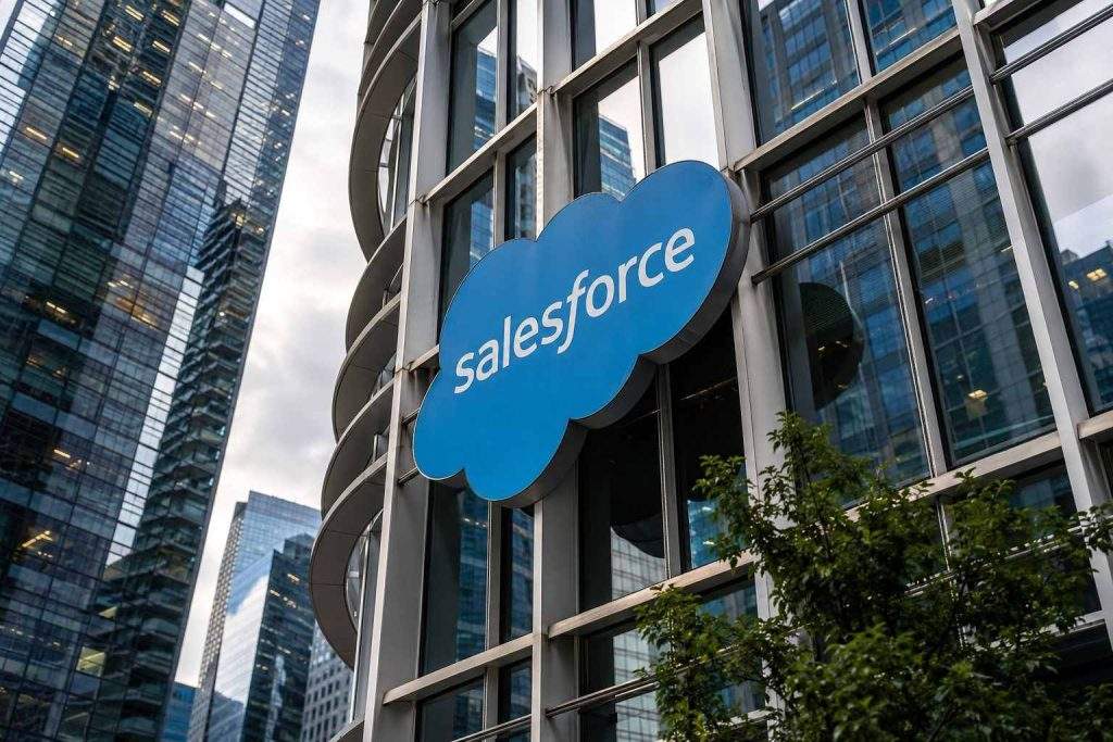 Salesforce shares climb, boosting market value by $21 billion following $1.6 billion contract with VA