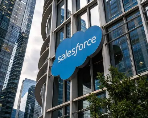 Salesforce shares climb, boosting market value by $21 billion following $1.6 billion contract with VA