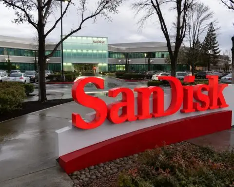 Sandisk (NASDAQ:SNDK) gains 7.6%, recouping just a quarter of last week’s decline