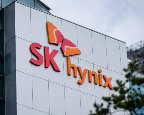 SK hynix (KRX:000660; NASDAQ:SKHY) ADR trades close to 35% premium ahead of earnings