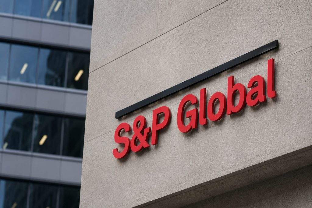 S&P Global shares fall 5% as ratings and index businesses account for 77% of growth following spin-off