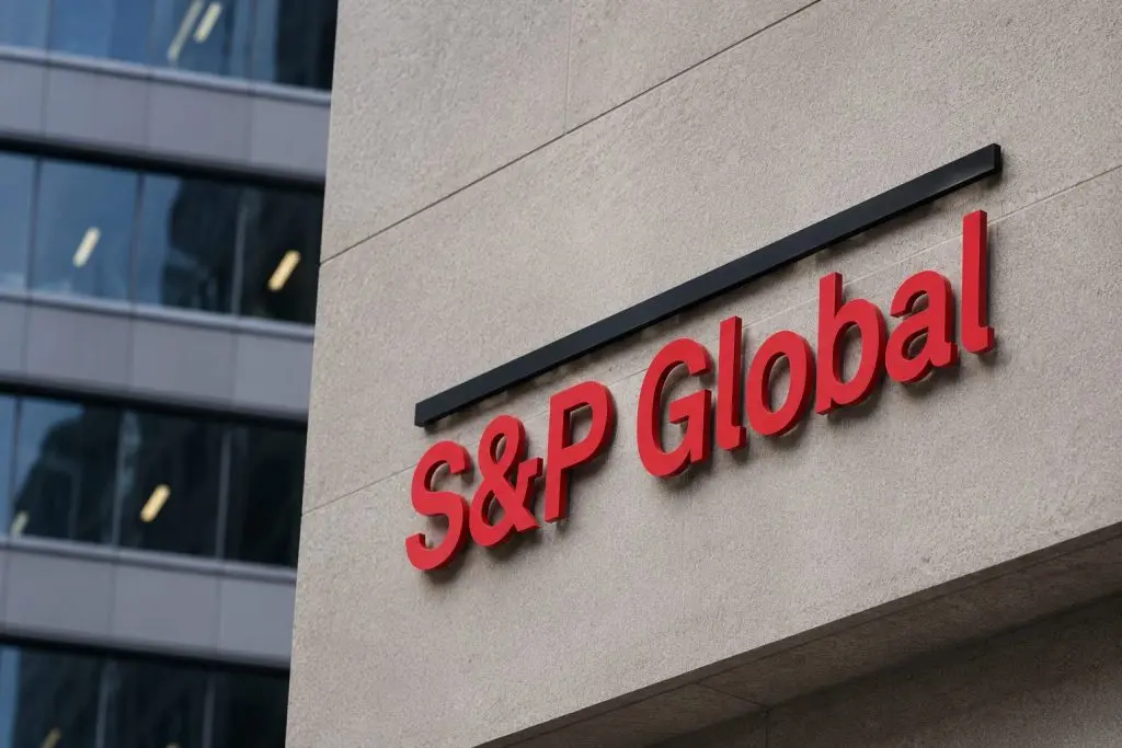 S&P Global shares fall 5% as ratings and index businesses account for 77% of growth following spin-off