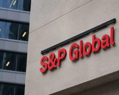 S&P Global shares fall 5% as ratings and index businesses account for 77% of growth following spin-off