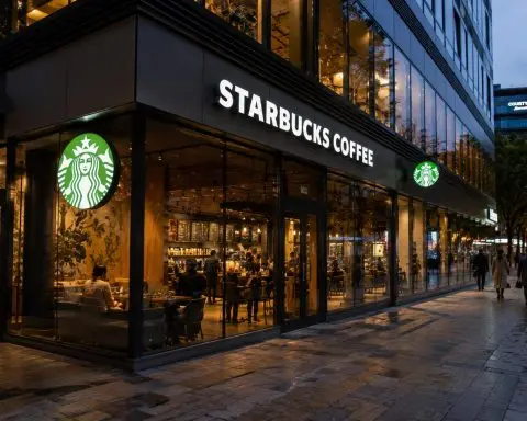 Starbucks (NASDAQ:SBUX) shares gain 6% after Q3 tops estimates on higher traffic; core margin remains tight