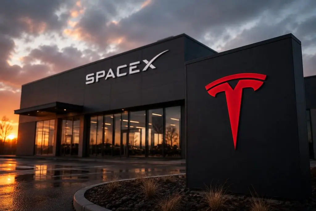 Tesla (NASDAQ:TSLA)-SpaceX (NASDAQ:SPCX) merger premium now a $428 billion exchange-ratio risk