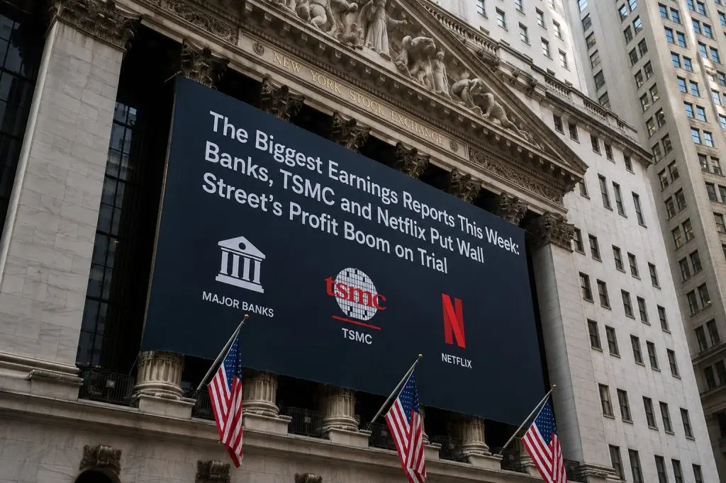 The Biggest Earnings Reports This Week: Banks, TSMC and Netflix Put Wall Street’s Profit Boom on Trial