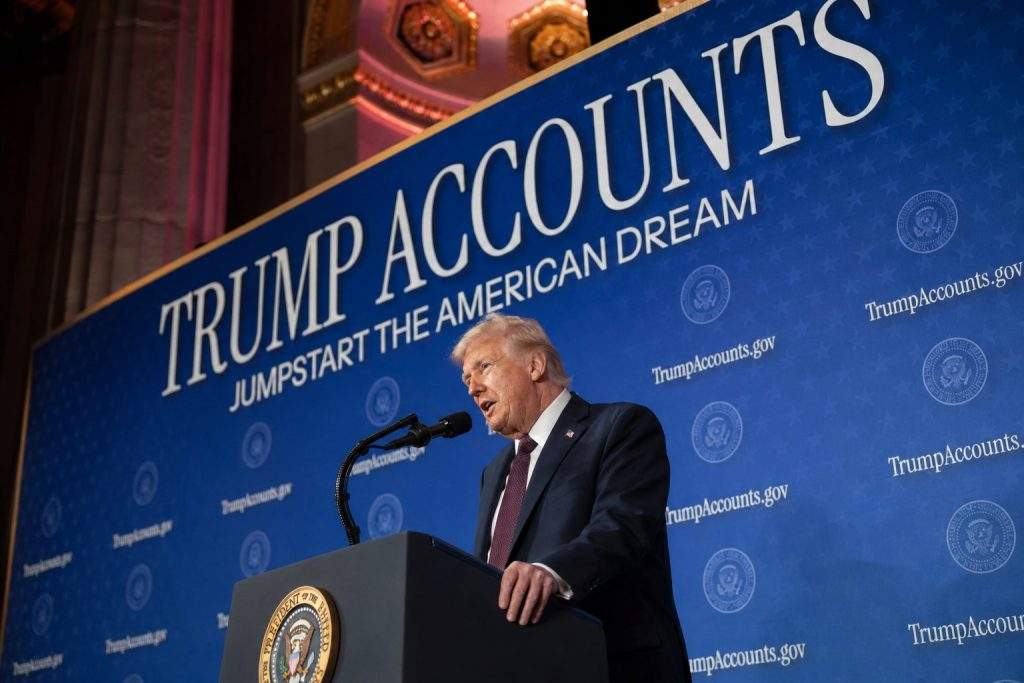 Trump Accounts debut starts $8 billion ETF test for Wall Street