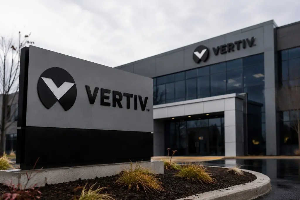 Vertiv Holdings (NYSE:VRT) stock jumps, valued at 58x cash flow guide as AI demand talk grows