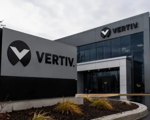Vertiv Holdings (NYSE:VRT) stock jumps, valued at 58x cash flow guide as AI demand talk grows