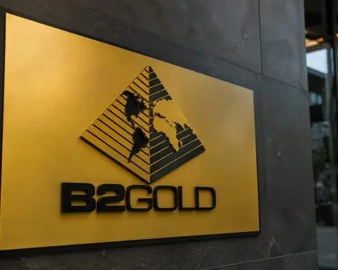 B2Gold shares climb alongside gold as markets open, amid Goose ramp-up challenge ahead