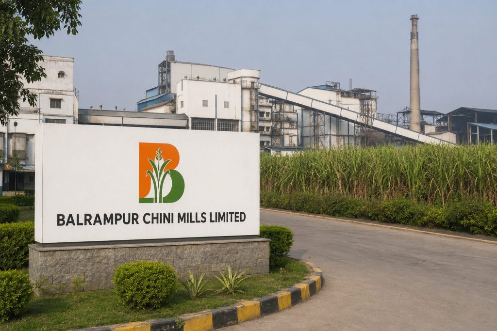 Balrampur Chini Drops 4.6% From Session High as India’s Sugar Trade Divides Markets