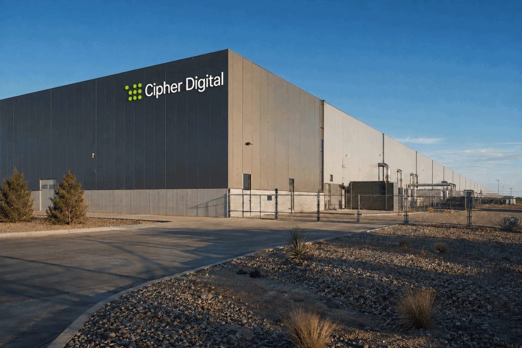 Cipher Digital Shares Drop 13% Amid $1 Billion Loss in Value, Challenging $11.4 Billion Backlog