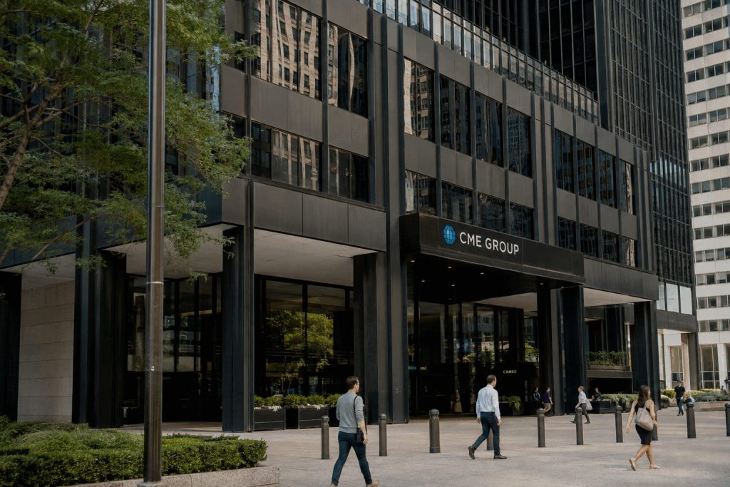 CME Group Shares Gain 1.7% as Record Trading Volume Lifts Margin to 69.5%