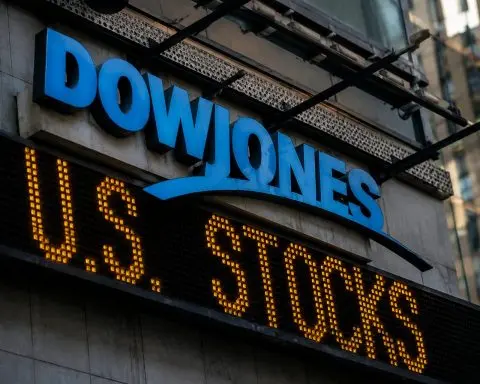 Dow exceeds 54,000, with Caterpillar and Goldman contributing roughly 60% of surge