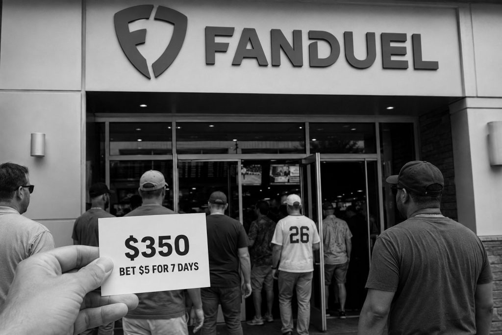Flutter shares climb 7.1% as FanDuel’s $350 promotion puts spotlight on marketing spend Flutter shares climb 7.1% as FanDuel’s $350 promotion puts spotlight on marketing spend