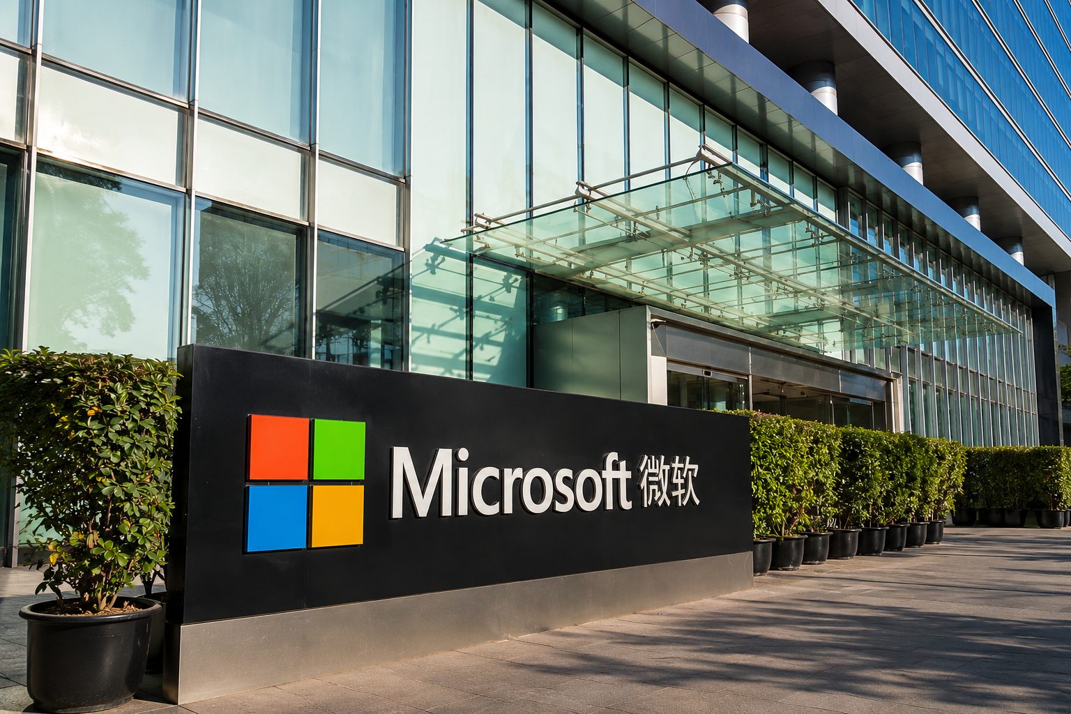 Microsoft Shares Tick Up, U.S. Markets Trade as China Windows 10 Departure Weighs on 1.5% Revenue Risk Microsoft Shares Tick Up, U.S. Markets Trade as China Windows 10 Departure Weighs on 1.5% Revenue Risk