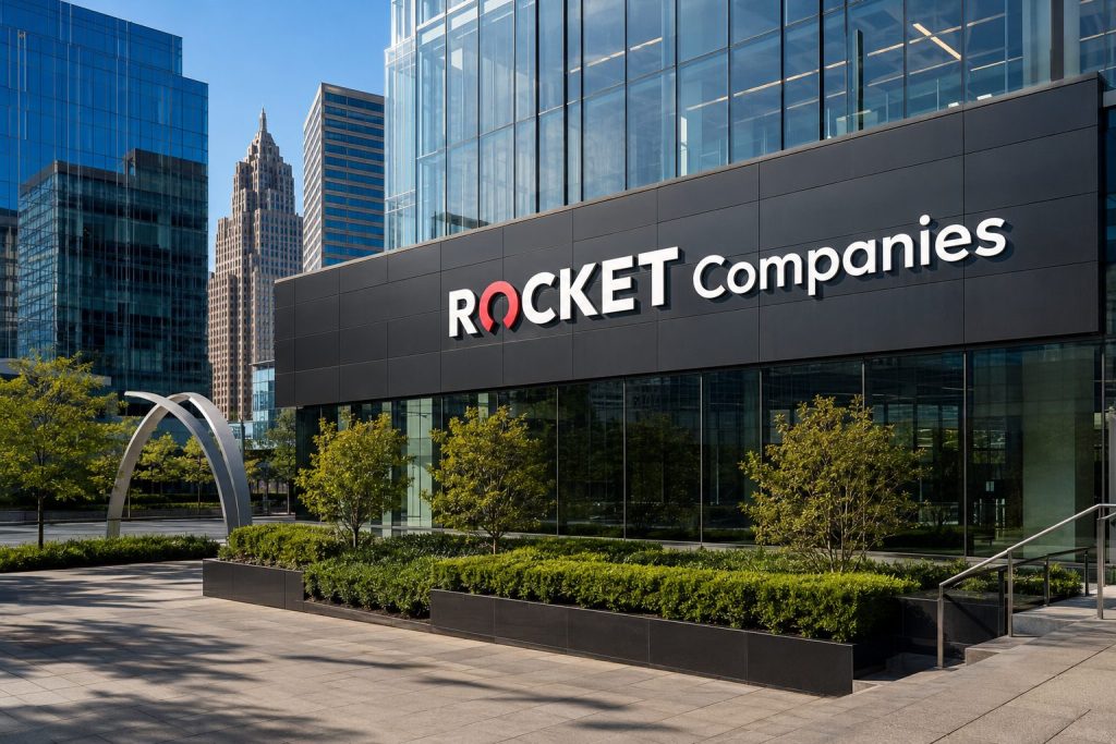 Mortgage Rates Edge Lower; Rocket’s Refi Gamble Faces $5 Challenge