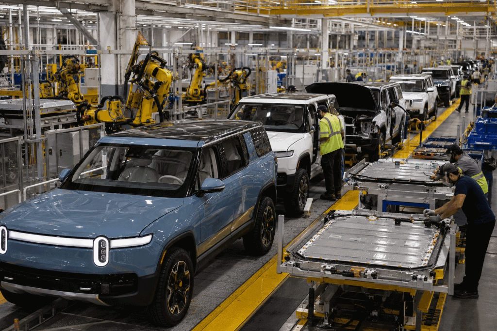 Rivian Shares Slide 6.5% Following CFO Departure, Adding Pressure to R2 Production Efforts