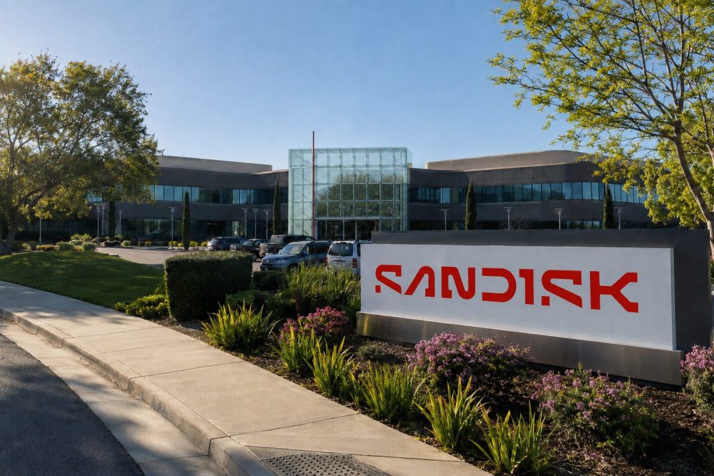 Sandisk Shares Continue Surge as Two-Thirds of 2028 Production Locked in Contracts