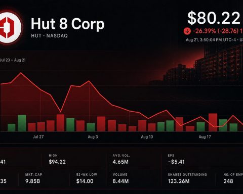 Stock chart for NASDAQ:HUT