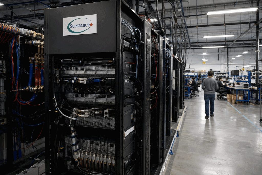 Supermicro Shares Drop 3.6% With $69 Billion Revenue Goal Raising Margin Concerns