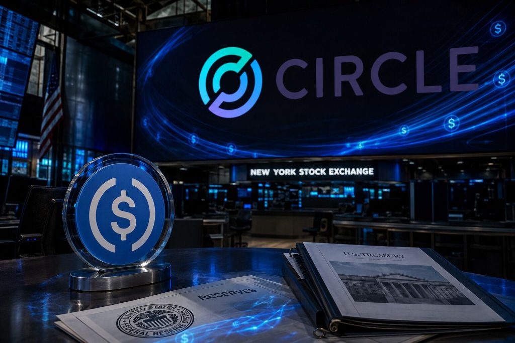 Circle Stock Has Jumped 61%; USDC’s $610 Million Week Barely Moves the Rate Math Circle Stock Has Jumped 61%; USDC’s $610 Million Week Barely Moves the Rate Math