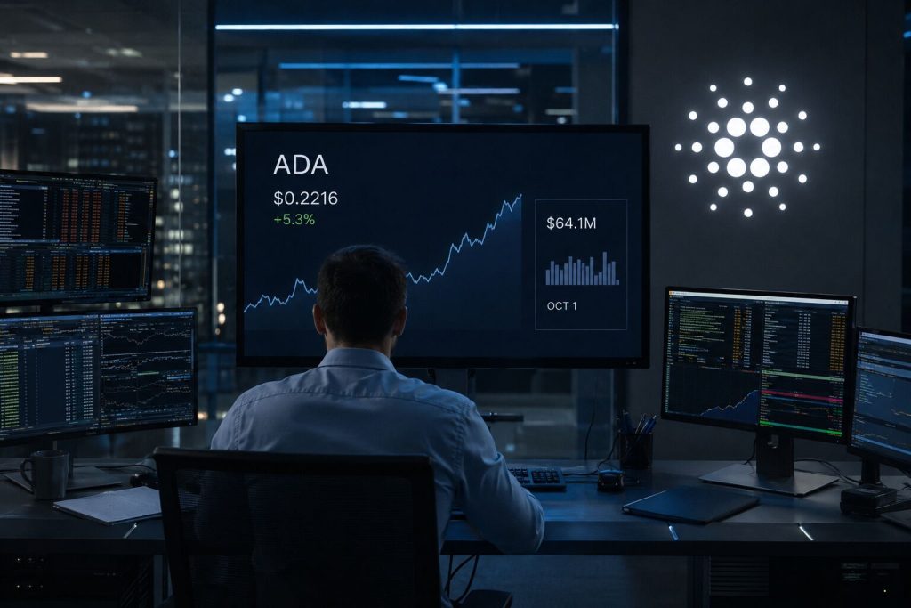 ADA Rises 4.8% as RealFi Prepares to Test Cardano’s $64 Million Stablecoin Base ADA Rises 4.8% as RealFi Prepares to Test Cardano’s $64 Million Stablecoin Base