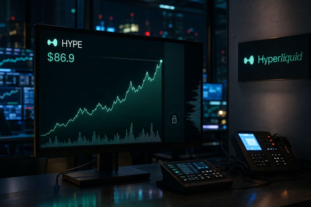 HYPE Trades 1.2% Below Its Record. The $863 Million Unlock Is Only a Ceiling