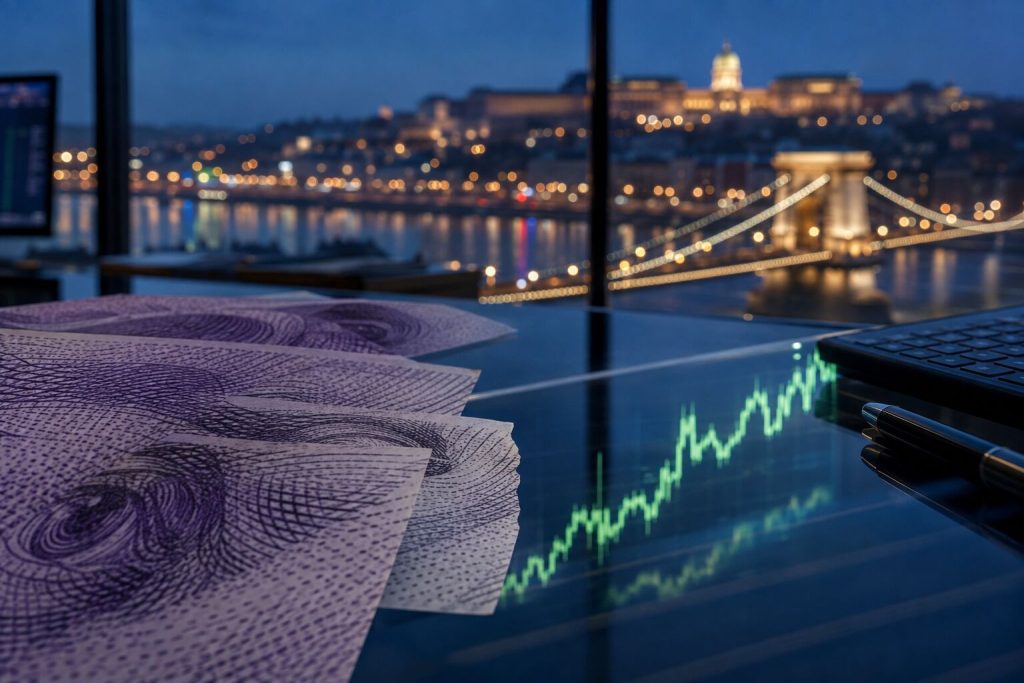 Forint Gains 1.1% as MNB Pause Report Puts a 4.3-Point Rate Cushion in Focus