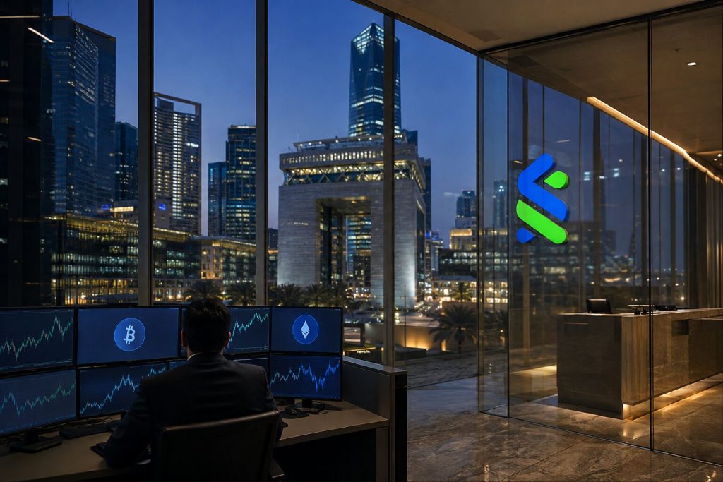 Standard Chartered Stock Gains 1.8%; UAE Crypto Push Completes a Three-Part Stack Standard Chartered Stock Gains 1.8%; UAE Crypto Push Completes a Three-Part Stack